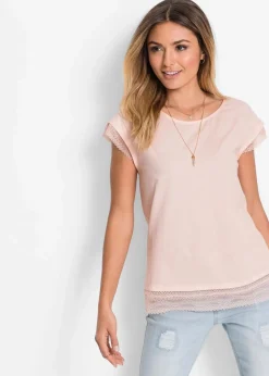 bonprix Shirts & Tops^Boxy-Shirt aus Baumwolle rosa
