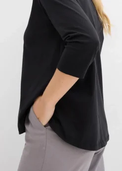 bonprix Shirts & Tops^Boxy-Shirt aus biologischer Baumwolle schwarz