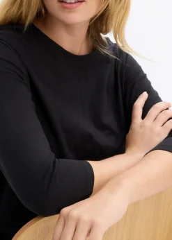 bonprix Shirts & Tops^Boxy-Shirt aus biologischer Baumwolle schwarz