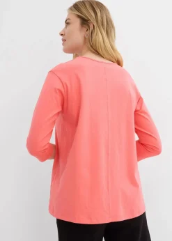 bonprix Shirts & Tops^Boxy-Shirt aus biologischer Baumwolle helllachs