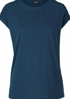 bonprix Shirts & Tops^Boxy-Shirt, kurzarm dunkelblau