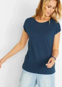 bonprix Shirts & Tops^Boxy-Shirt, kurzarm dunkelblau