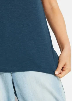 bonprix Shirts & Tops^Boxy-Shirt, kurzarm dunkelblau
