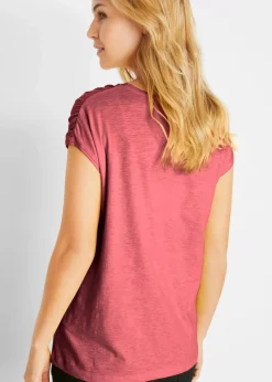 bonprix Shirts & Tops^Boxy-Shirt, kurzarm kastanienrot