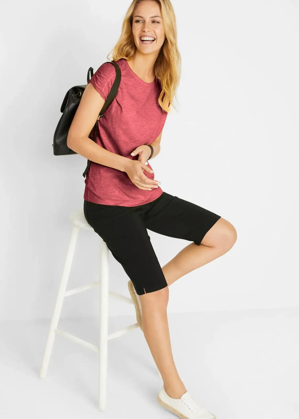 bonprix Shirts & Tops^Boxy-Shirt, kurzarm kastanienrot