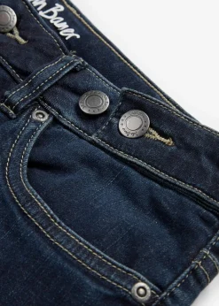 bonprix Bekleidung·Shirts & Tops|Jeans^Boyfriend Jeans Mid Waist, Stretch dunkelblau used