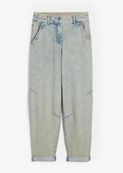 bonprix Jeans|Bekleidung·Shirts & Tops^Boyfriend-Jeans mit Vintagewaschung blau denim