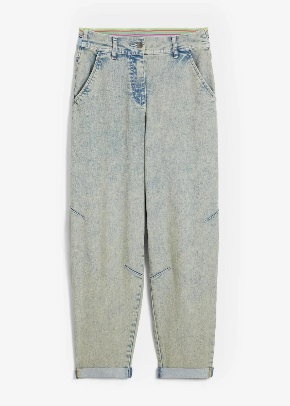 bonprix Jeans|Bekleidung·Shirts & Tops^Boyfriend-Jeans mit Vintagewaschung blau denim