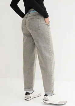 bonprix Bekleidung·Shirts & Tops|Jeans^Boyfriend-Jeans mit Vintagewaschung grau denim
