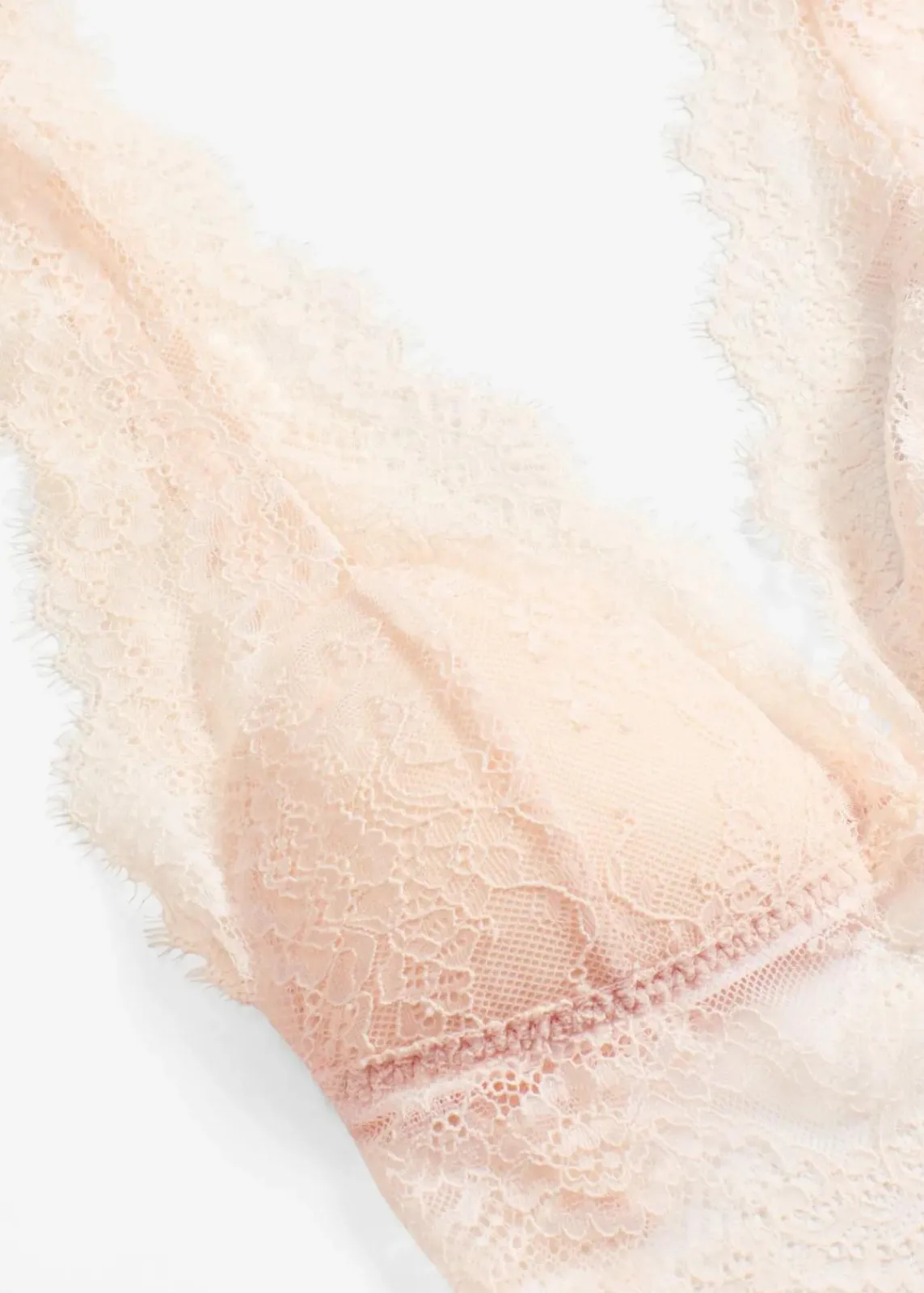 bonprix Wäsche·Dessous|Wäsche·Bhs^Bralette aus zarter Spitze cremerosa