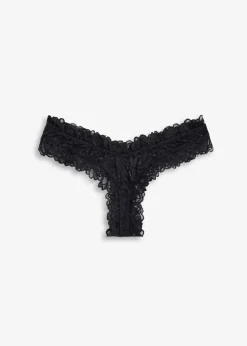 bonprix Höschen|Dessous^Brazilslip aus Spitze intensivblau