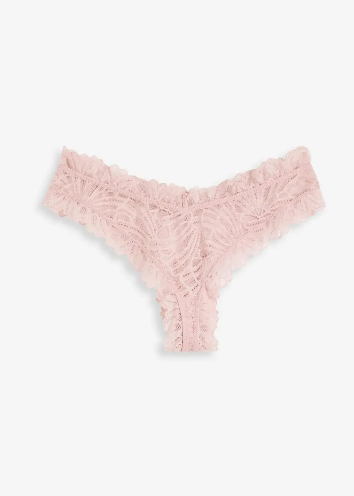 bonprix Wäsche·Dessous|Wäsche·Höschen^Brazilslip aus Spitze hellrosa