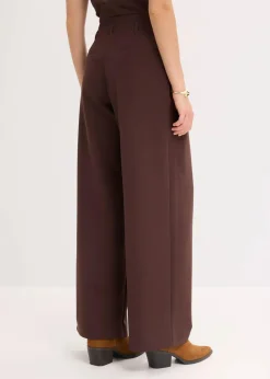 bonprix Hosen|Bekleidung·Kleider^Bundfaltenhose dunkelbraun