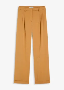 bonprix Bekleidung·Kleider|Hosen^Bundfaltenhose haselnuss