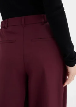 bonprix Bekleidung·Kleider|Hosen^Bundfaltenhose mit Bequembund und Schlitz weinrot