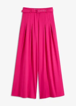 bonprix Bekleidung·Kleider|Hosen^Bundfaltenhose mit Gürtel (2tlg-Set) pinklady