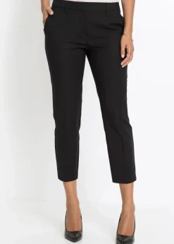 bonprix Bekleidung·Kleider^7/8-Business-Hose schwarz