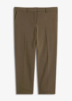 bonprix Bekleidung·Kleider^7/8-Business-Hose dunkeloliv