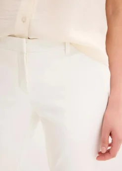 bonprix Bekleidung·Kleider^7/8-Business-Hose wollweiß