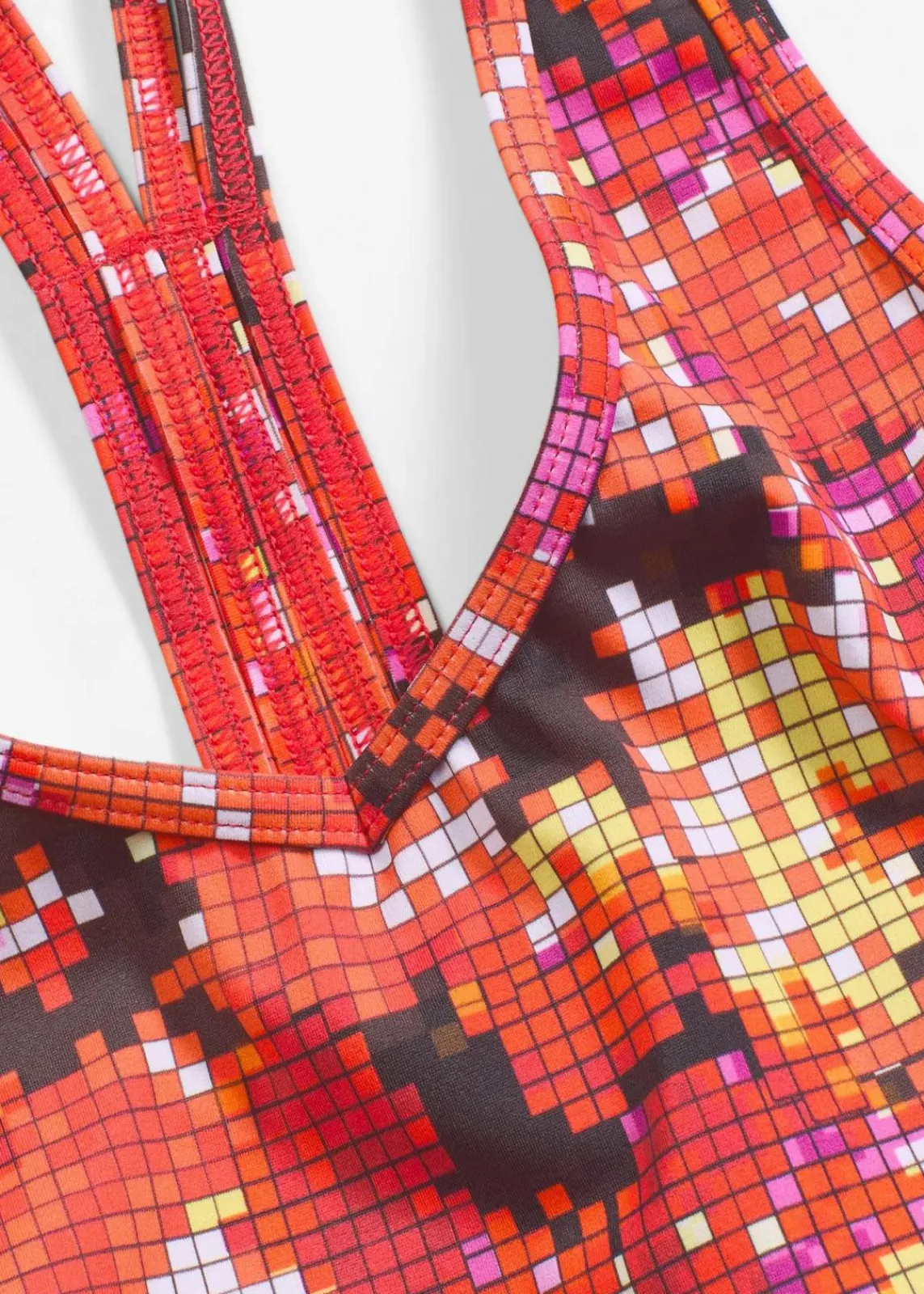 bonprix Nachhaltigere Materialien|Mix & Match^Bustier Bikini Oberteil pfirsich bedruckt