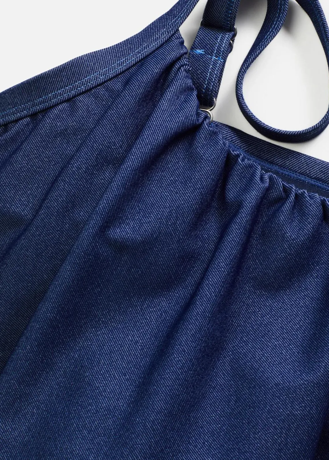 bonprix Mix & Match|Bikinis^Bustier Bikini Oberteil in Jeansoptik dunkelblau denim
