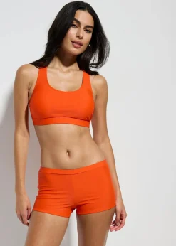 bonprix Nachhaltigere Materialien|Bikinis^Bustier Bikini (2-tlg.Set) dunkelorange