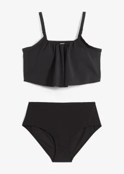 bonprix Nachhaltigere Materialien|Bikinis^Bustier Bikini (2-tlg.Set) schwarz