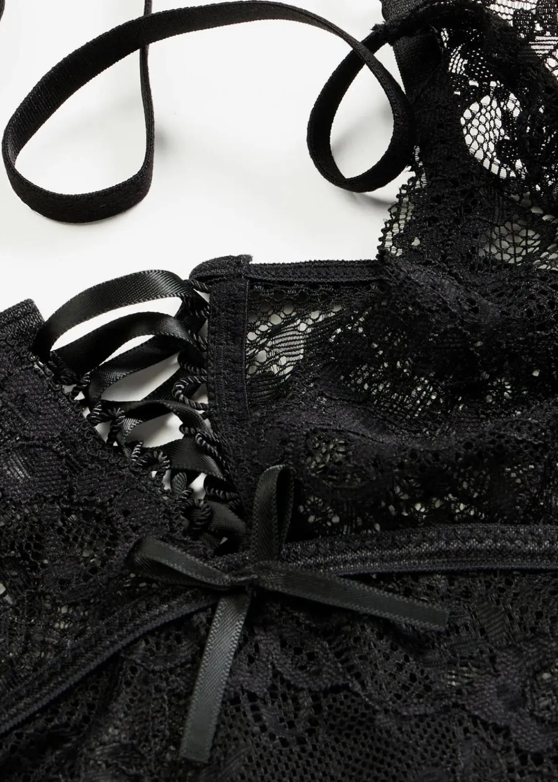bonprix Wäsche·Dessous|Wäsche·Erotikwäsche^Bustier und String ouvert (2-tlg.Set) schwarz