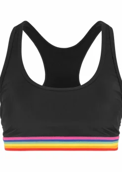 bonprix Nachhaltigere Materialien|Sport Bademode^Bustier-Bikinioberteil schwarz