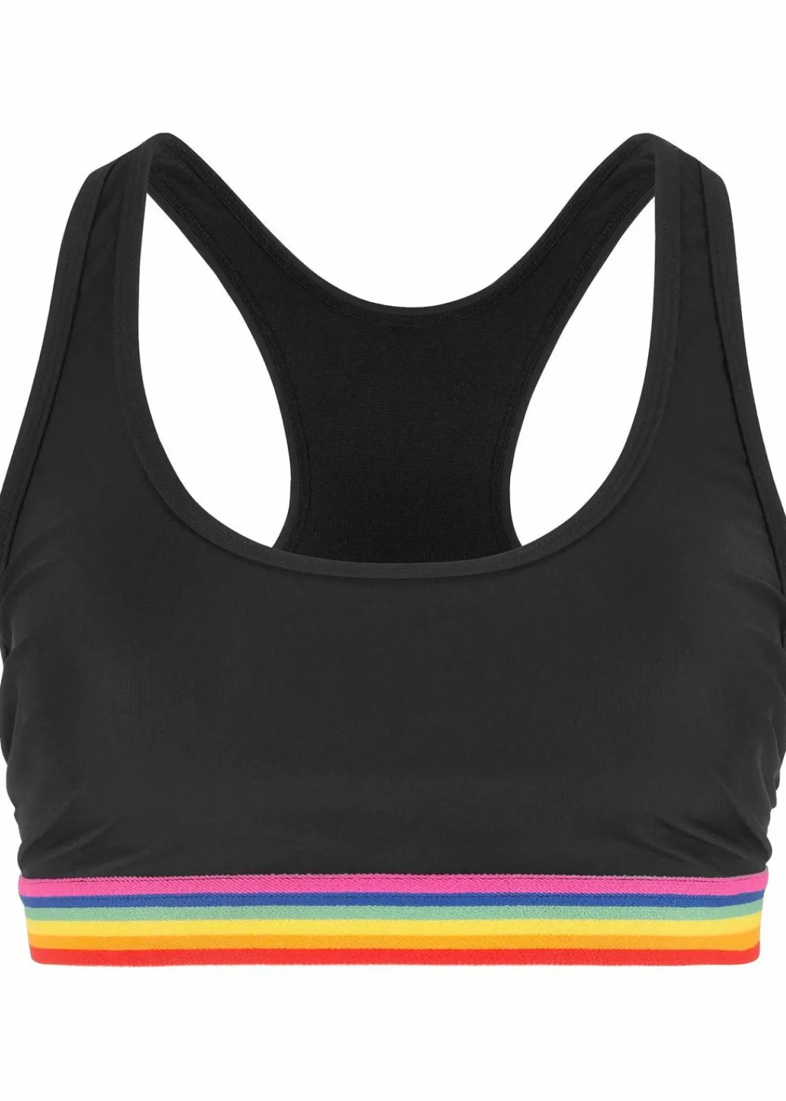 bonprix Nachhaltigere Materialien|Sport Bademode^Bustier-Bikinioberteil schwarz