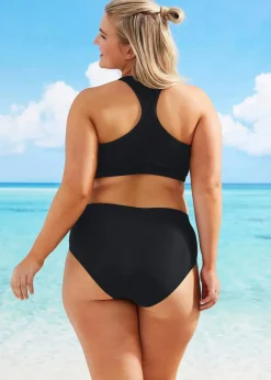 bonprix Nachhaltigere Materialien|Mix & Match^Bustier-Bikinioberteil mit Spitze schwarz