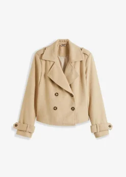 bonprix Bekleidung·Hosen|Jacken & Mäntel^Cabanjacke beige