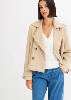 bonprix Bekleidung·Hosen|Jacken & Mäntel^Cabanjacke beige