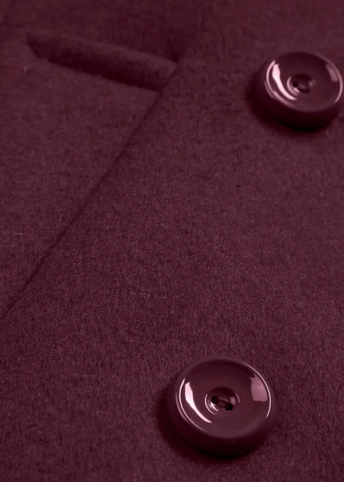 bonprix Bekleidung·Hosen|Nachhaltigere Materialien^Cabanjacke aus Wolle weinrot