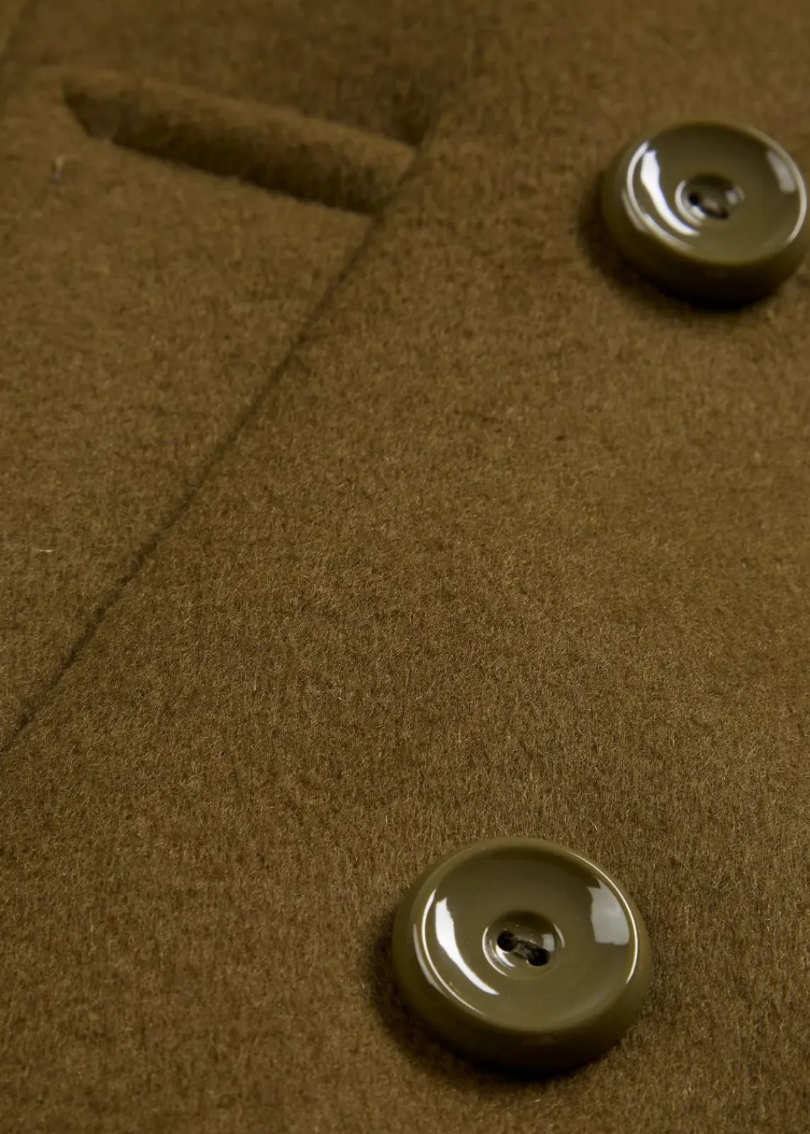 bonprix Premium|Jacken & Mäntel^Cabanjacke aus Wolle erdoliv