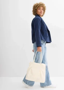 bonprix Jacken & Mäntel|Bekleidung·Hosen^Cabanjacke, Wollimitat dunkelblau