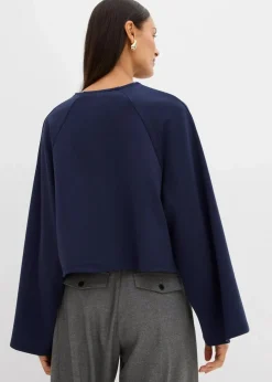 bonprix Shirts & Tops^Cape-Langarmshirt dunkelblau