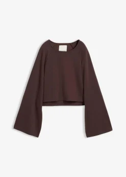 bonprix Shirts & Tops^Cape-Langarmshirt dunkelbraun