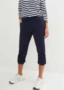 bonprix Hosen|Bekleidung·Kleider^Capri-Hose aus Baumwoll-Mix dunkelblau