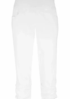 bonprix Hosen|Bekleidung·Kleider^Capri-Hose aus Baumwoll-Mix weiß