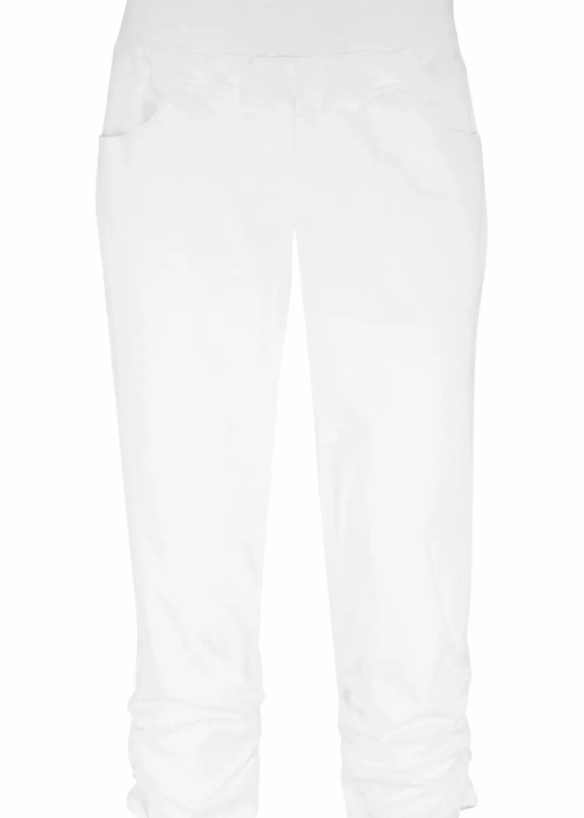 bonprix Hosen|Bekleidung·Kleider^Capri-Hose aus Baumwoll-Mix weiß