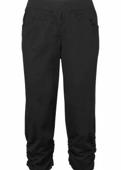 bonprix Bekleidung·Kleider|Hosen^Capri-Hose aus Baumwoll-Mix schwarz