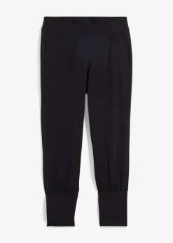 bonprix Hosen|Bekleidung·Kleider^Capri-Hose aus softem Material schwarz
