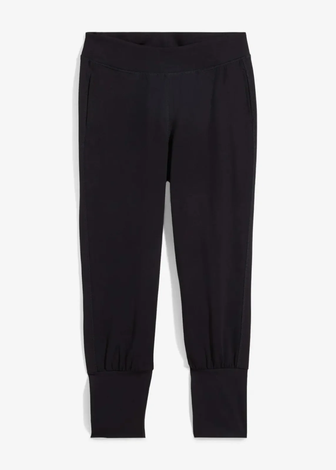 bonprix Hosen|Bekleidung·Kleider^Capri-Hose aus softem Material schwarz