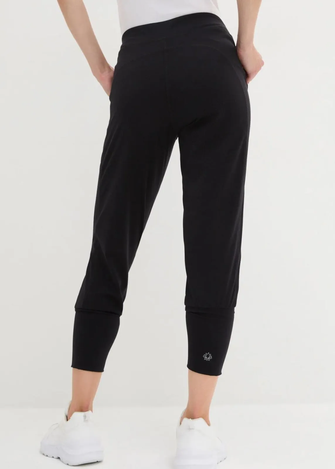 bonprix Hosen|Bekleidung·Kleider^Capri-Hose aus softem Material schwarz