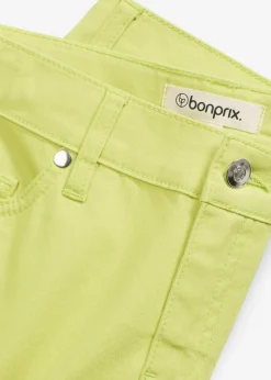 bonprix Hosen|Bekleidung·Kleider^Capri-Hose mit Bequembund zitrusgelb