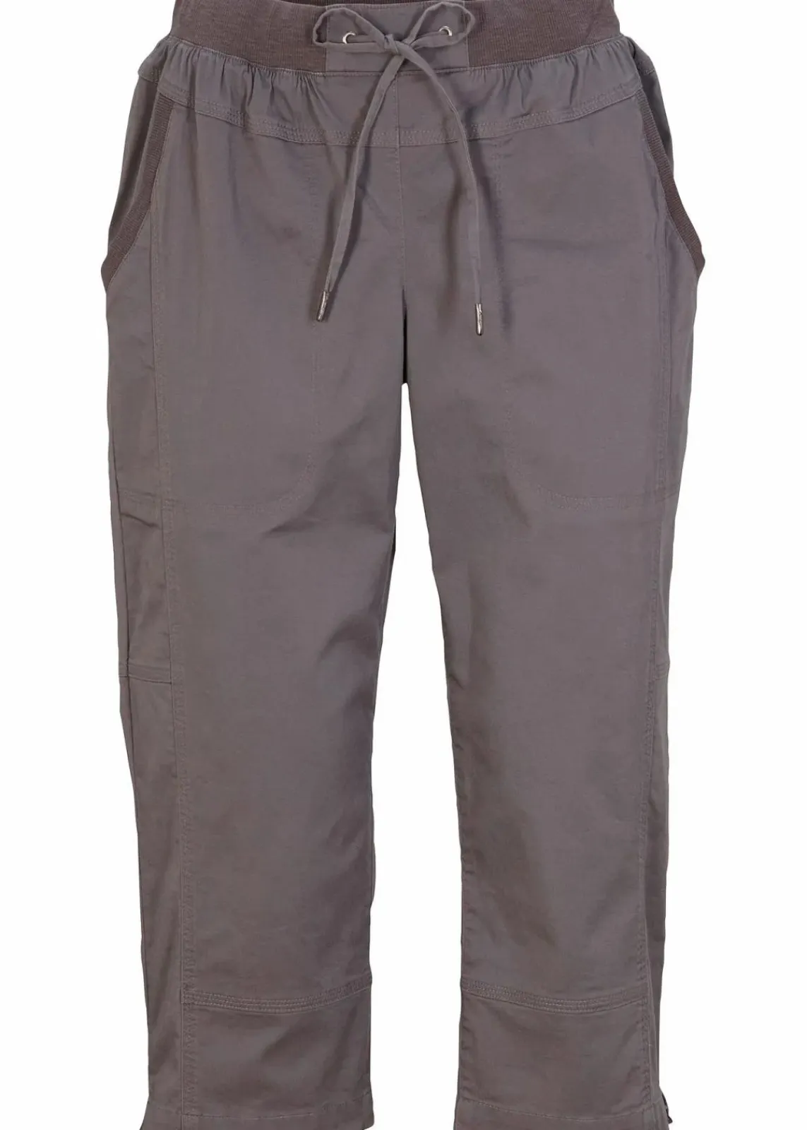 bonprix Hosen|Bekleidung·Kleider^Caprihose mit Bindeband rauchgrau