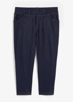 bonprix Bekleidung·Kleider|Hosen^Capri-Leggings in Jeansoptik blau