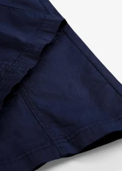 bonprix Hosen|Bekleidung·Kleider^Cargohose aus Baumwolle, Mid Waist dunkelblau
