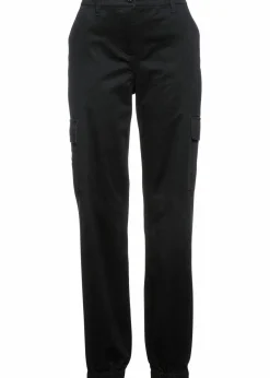 bonprix Bekleidung·Kleider|Hosen^Cargo-Hose aus Baumwolle mit Stretch schwarz